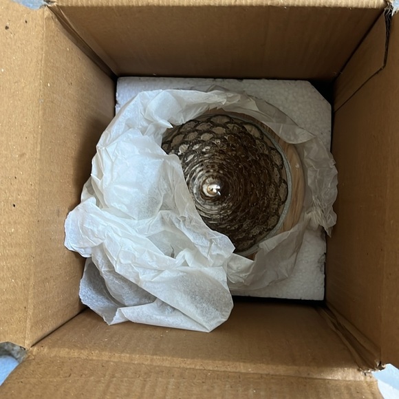 Anthropologie Glass Forest Candle Large NIB - Picture 5 of 16